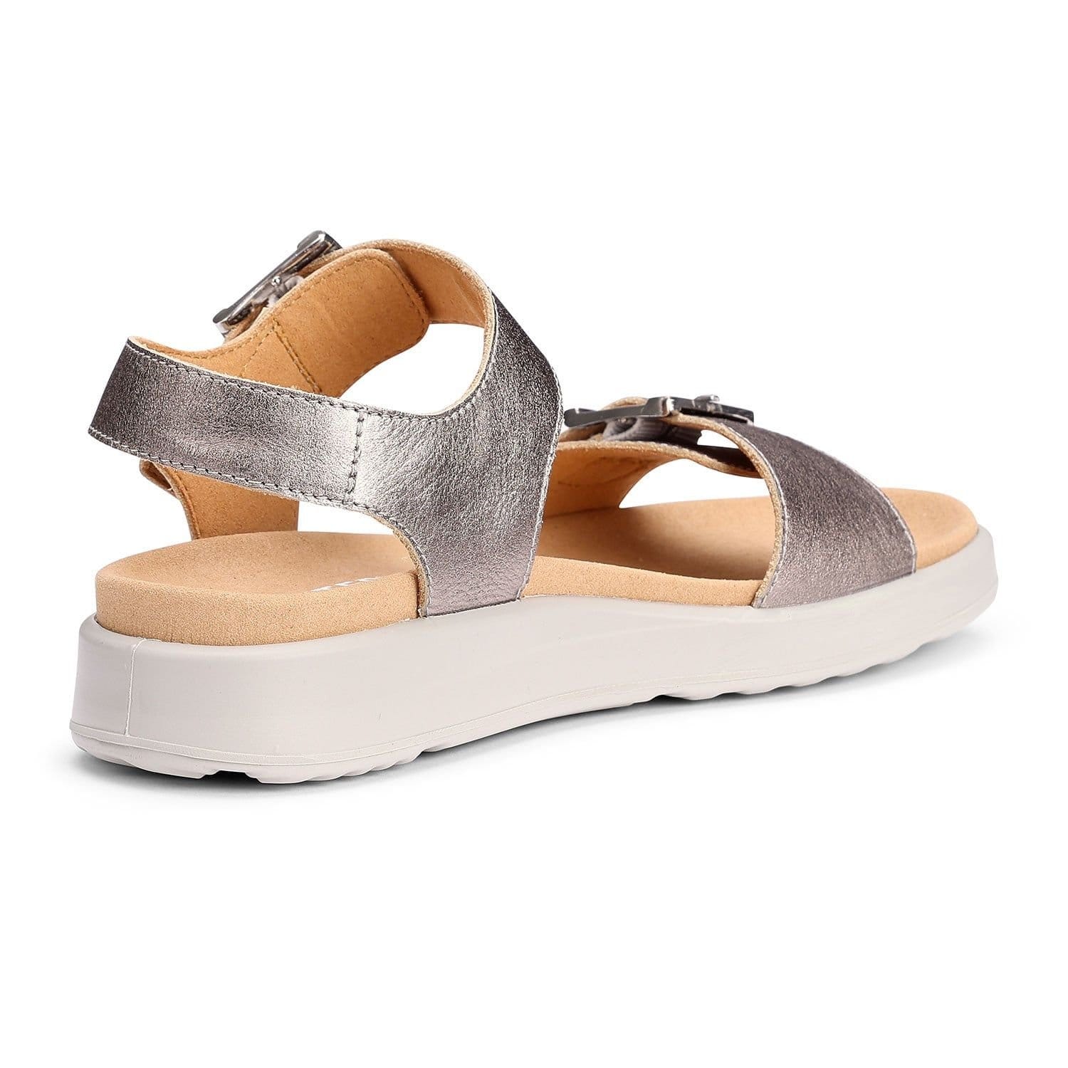 Hotter Hotter Women's Wide Fit 'Corfu' Sandals in Metallics - 4