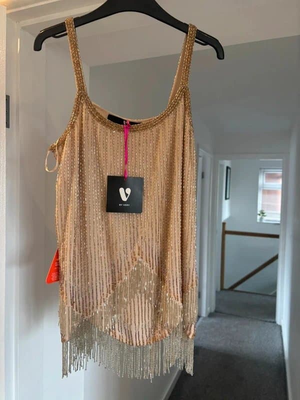 ASOS Gold embellished top 8