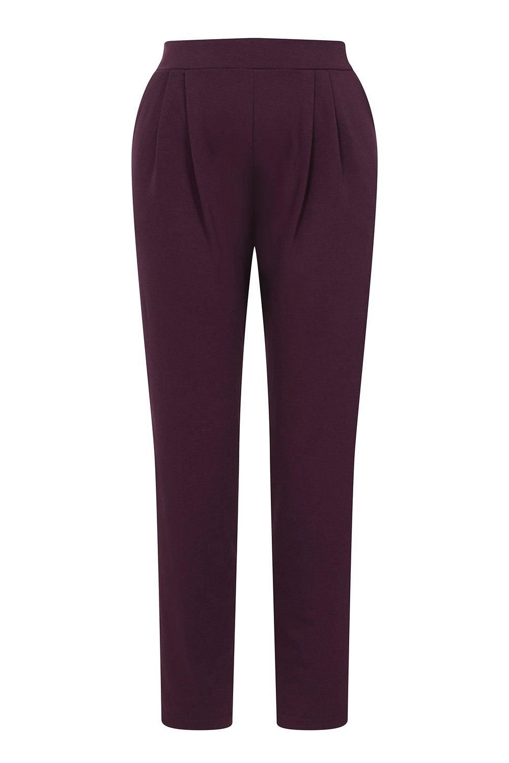 Hot Squash Hot Squash Women's Slouch n Glam Trousers in Purple - 4