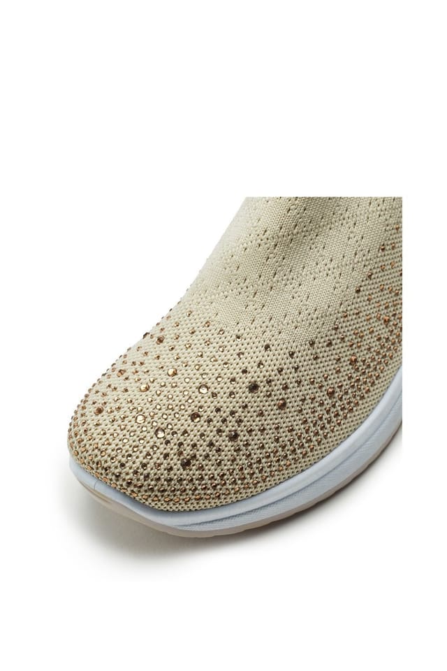 b.soleful b.soleful Women's 'Savina' Porvair Trainers in Beige - 3