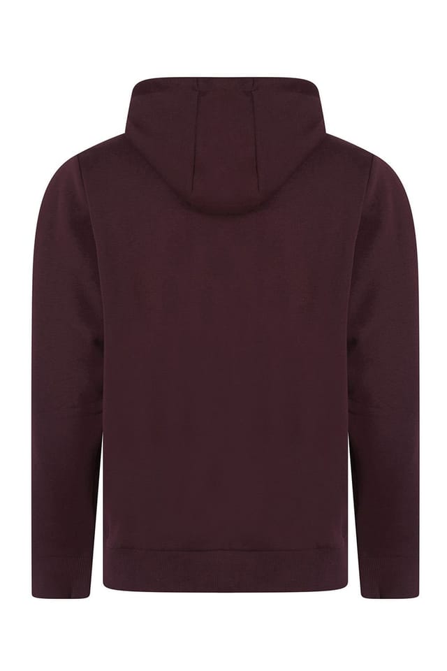 Tokyo Laundry Tokyo Laundry Men's Cotton Blend Hoody & Jogger Set in Burgundy - 3