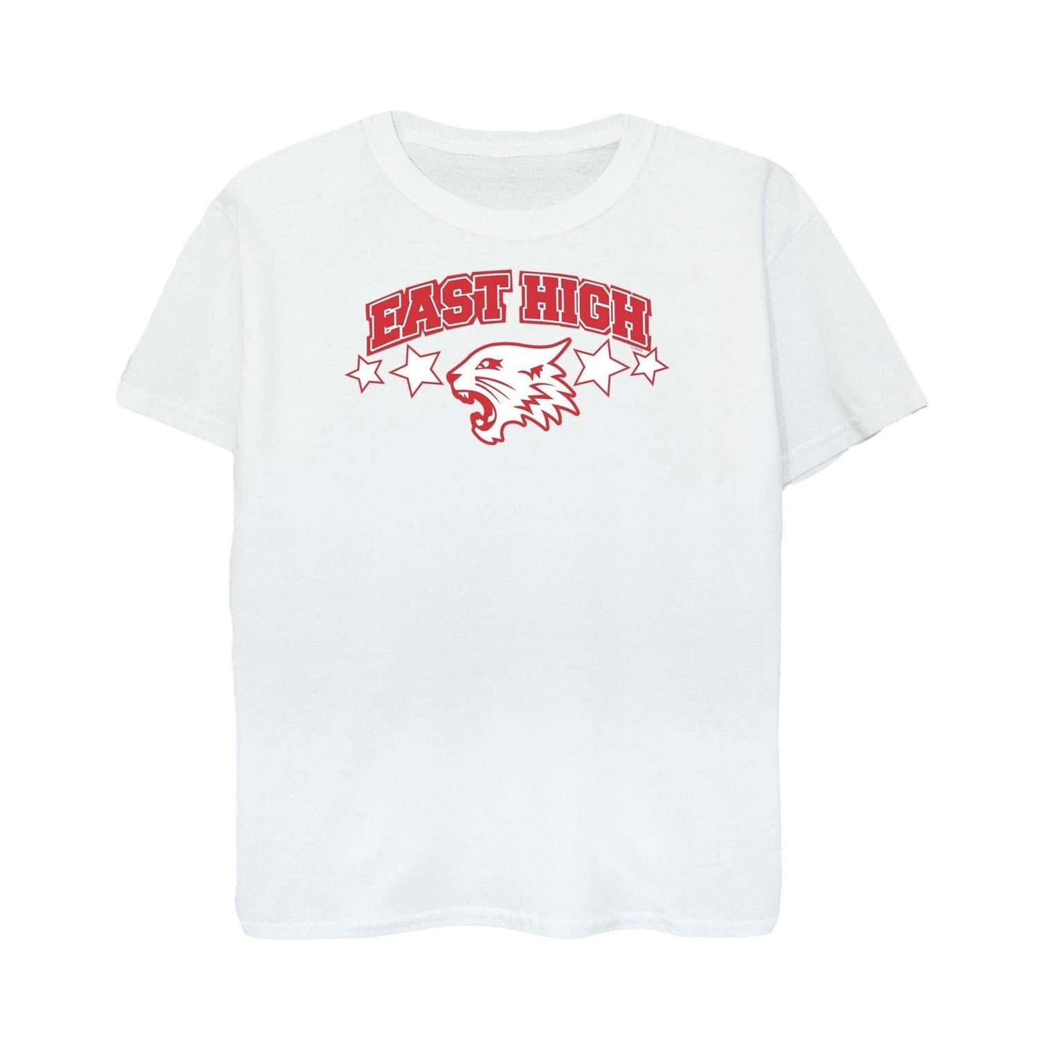 High School Musical High School Musical Men's The Musical Wildcat Stars Cotton T-Shirt in White