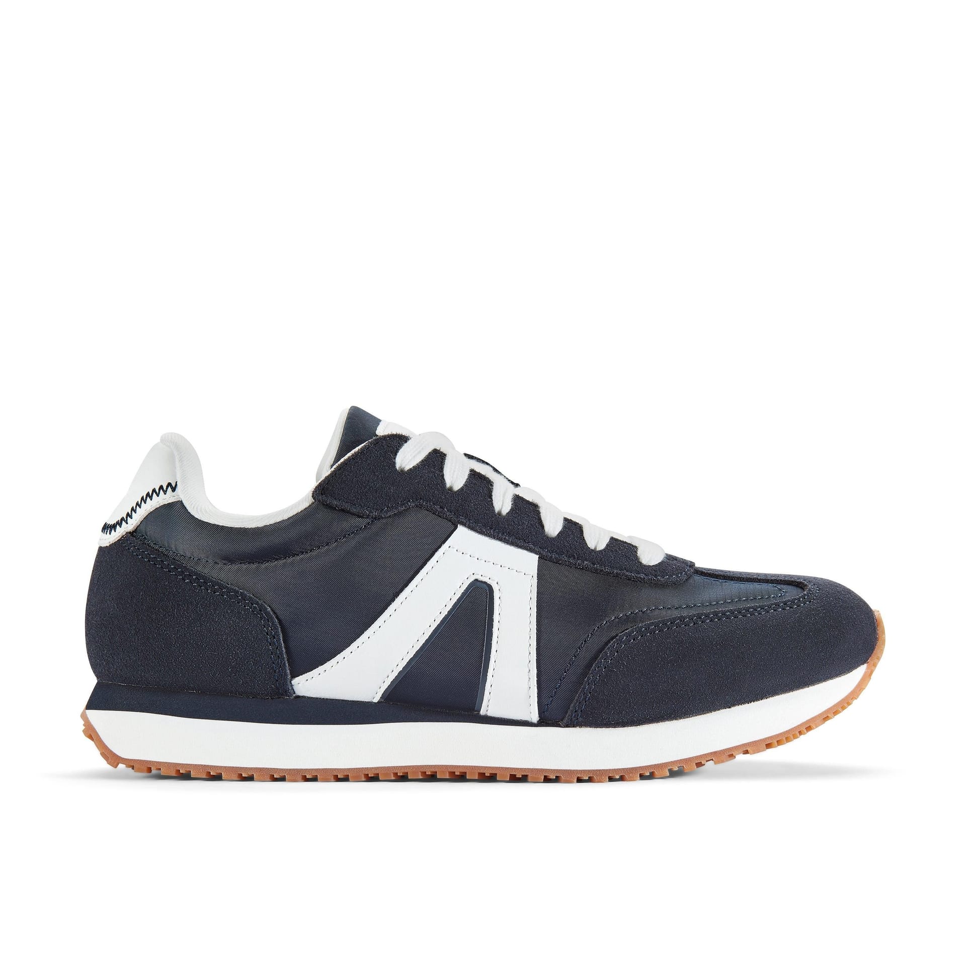 Clarks Clarks Women's Calo Run Navy Combination Trainers, Lace Up in Blue - 4
