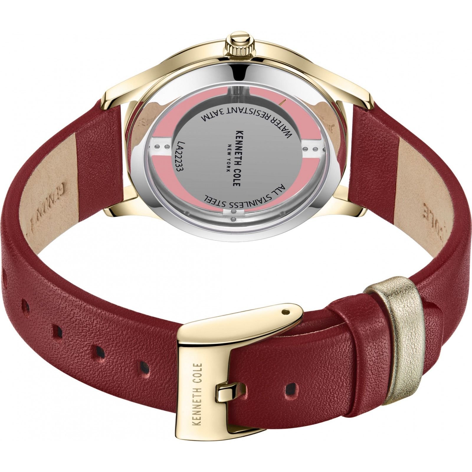 Kenneth Cole Kenneth Cole Women's KCWLA2223304 Classic 34mm Quartz Watch in Red - 2