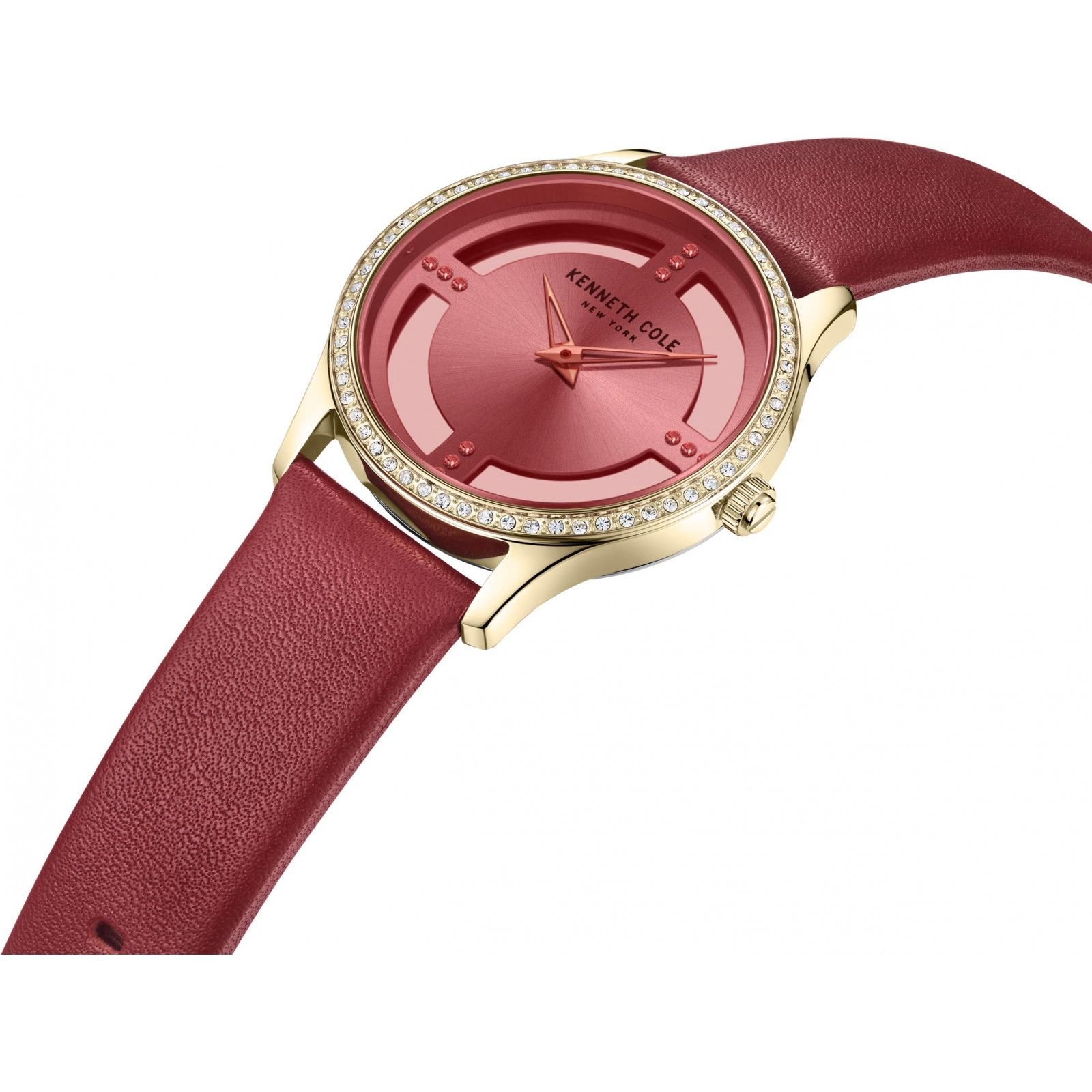 Kenneth Cole Kenneth Cole Women's KCWLA2223304 Classic 34mm Quartz Watch in Red - 3