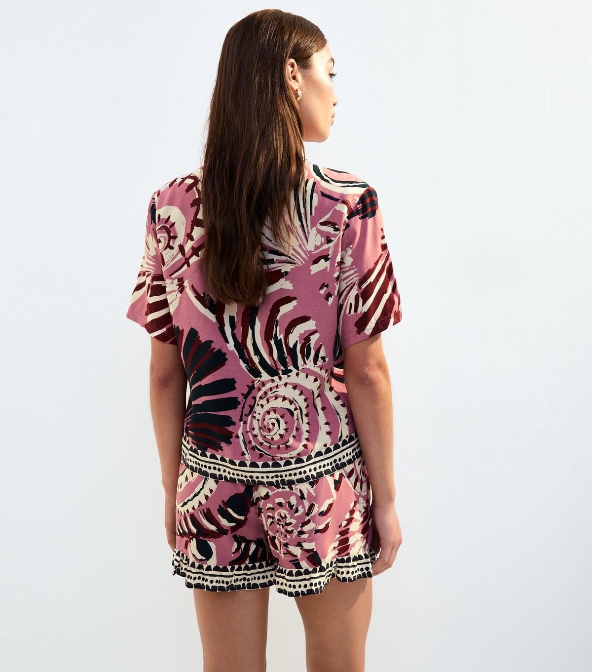New Look Women's Pink Shell Print Shirt New Look - 4