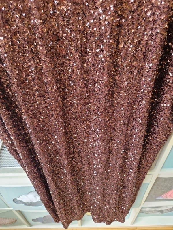 Never Fully Dressed Never fully dressed women's Chocolate Sequin Jem Dress size S/M (8-16)