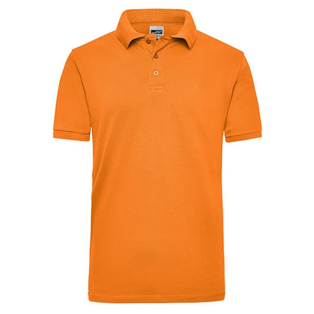 James and Nicholson James and Nicholson Men's Workwear Polo Shirt in Orange