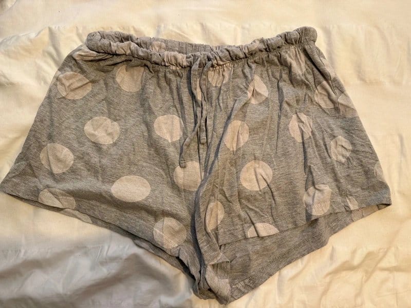 ASOS Design Curve Grey Polka Dot Pyjama Shorts