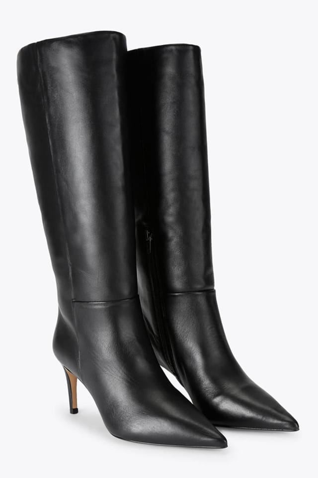 KG Kurt Geiger KG Kurt Geiger Women's 'Strict High Boot' Leather Boots in Black - 2
