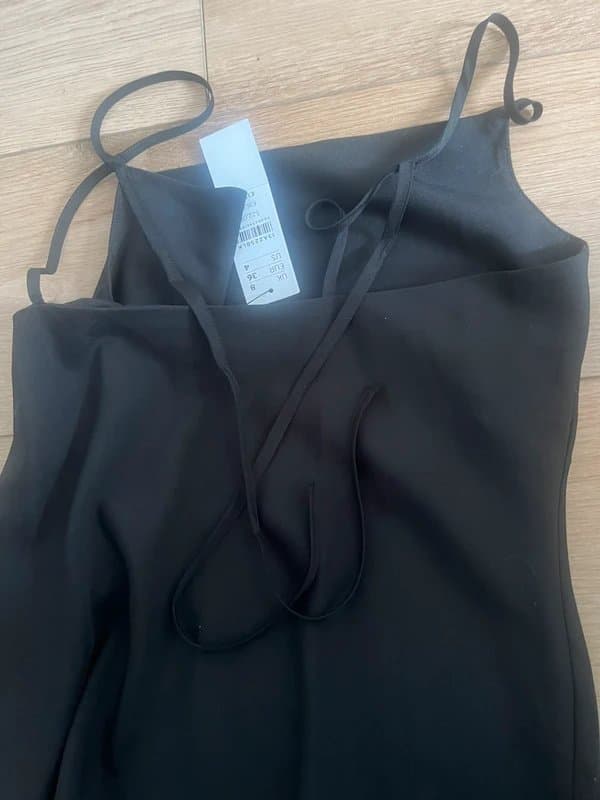 Topshop Topshop black satin cami
