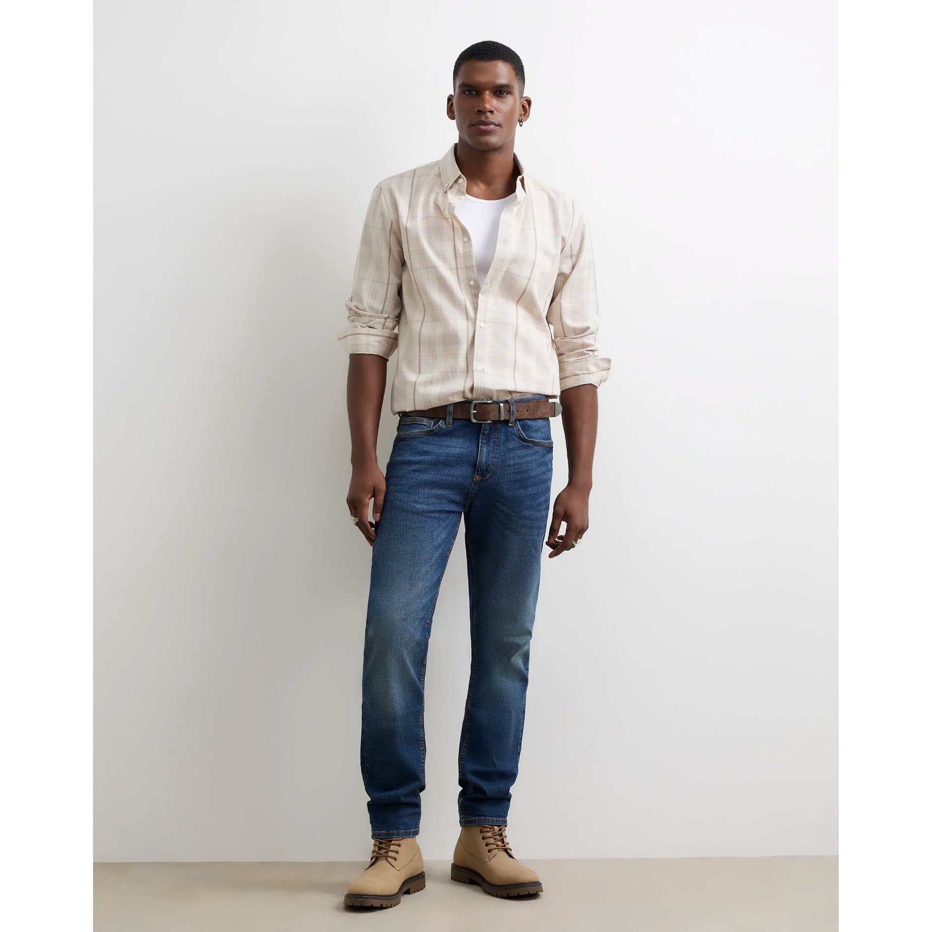 River Island Mens River Island Blue Slim Fit Jeans