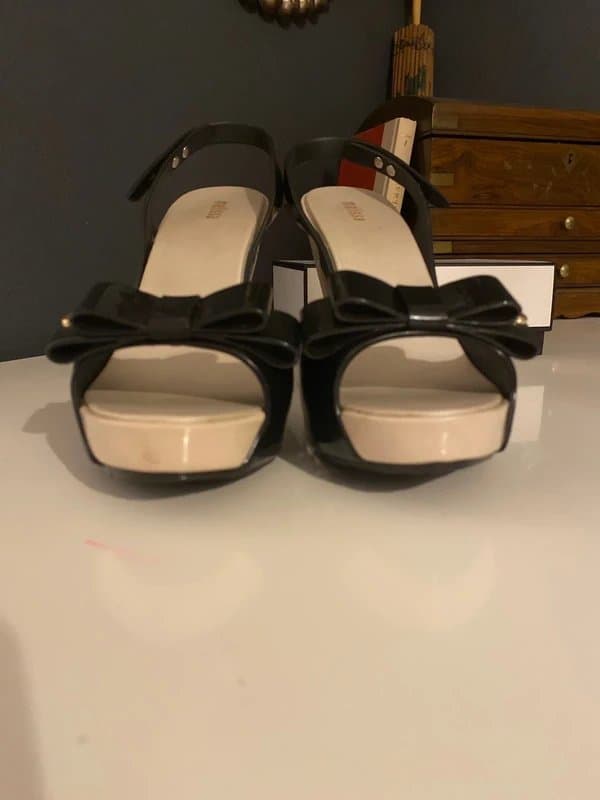 MELISSA Melissa sling back platform heels