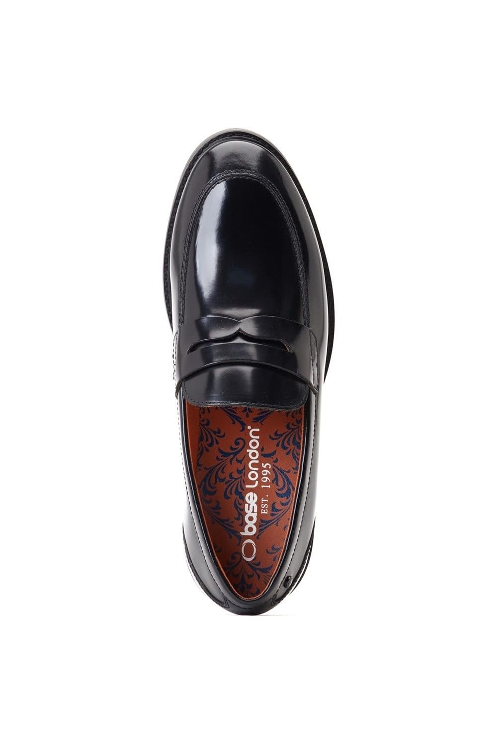 Base London Base London Men's Sid Penny Loafer in Black - 4