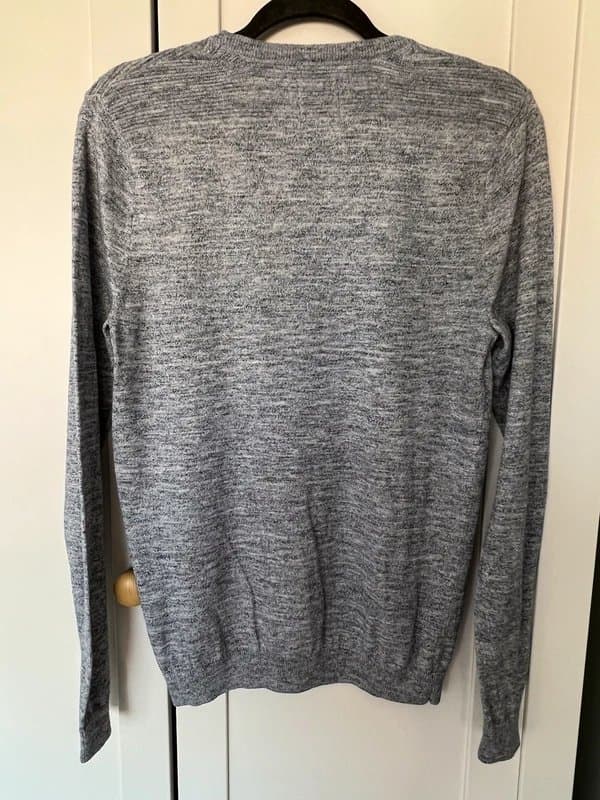 Burtons Burtons grey knit crew neck jumper