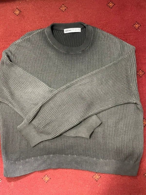 Bershka Bershka men’s grey knitted sweater