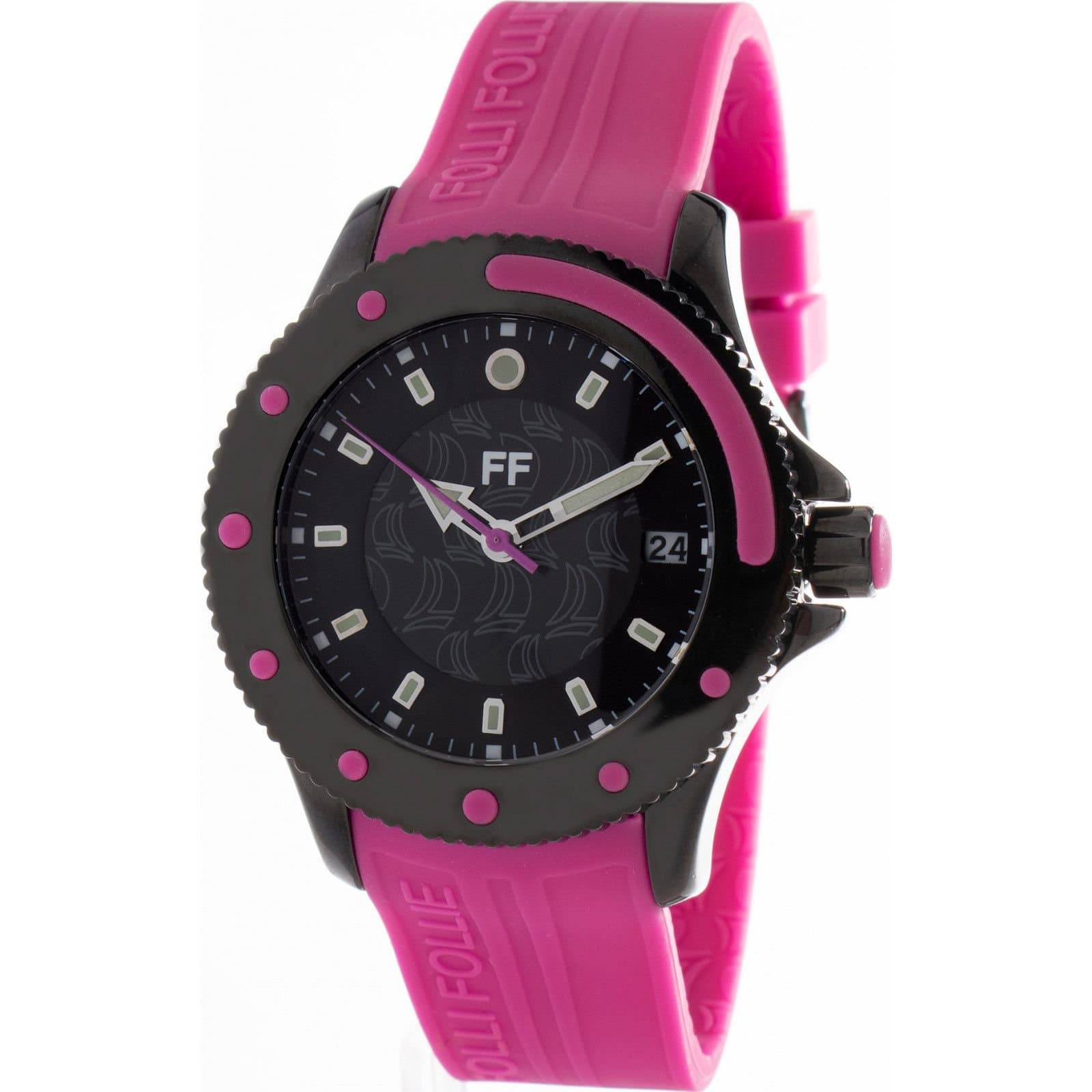 Folli Follie Folli Follie Men's WF1Y002ZDP 40mm Quartz Watch in Purple