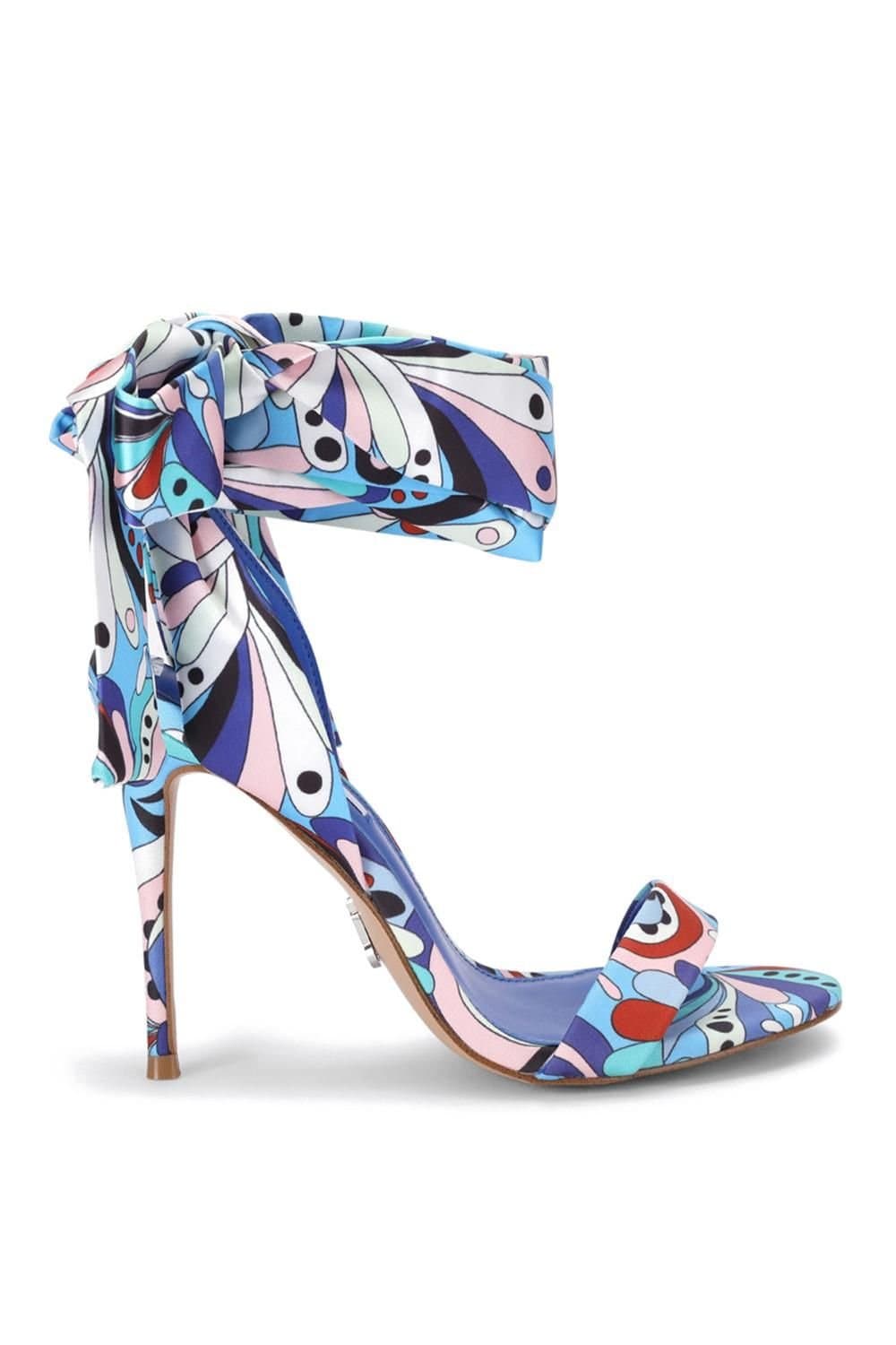 Steve Madden STEVE MADDEN Women's 'Evren Blue' Fabric Heels in Blue
