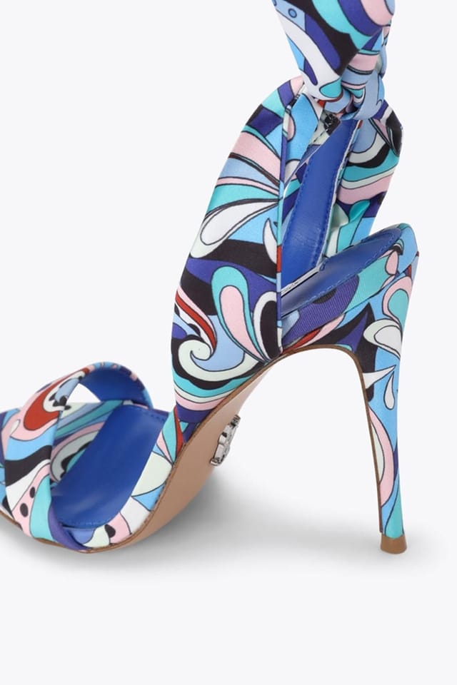 Steve Madden STEVE MADDEN Women's 'Evren Blue' Fabric Heels in Blue - 3