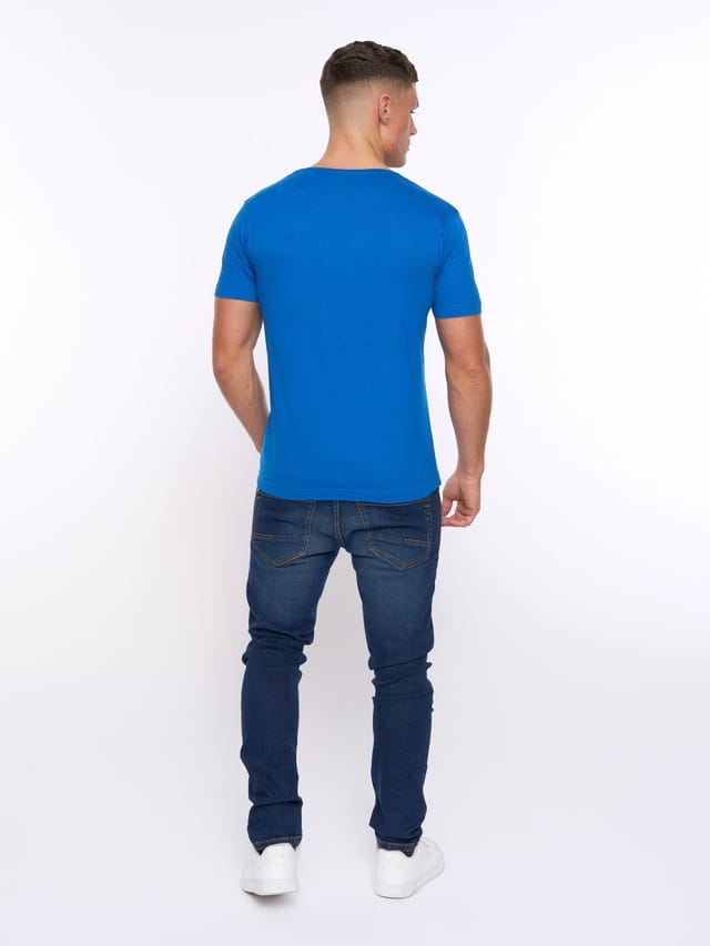 Xplicit Xplicit Men's Drunk Elf T-Shirt in Blue - 3