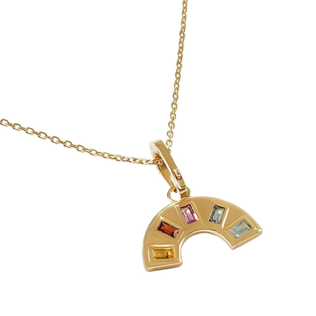 Gold Trip Gold Trip Women's Rainbow Pendant in Gold