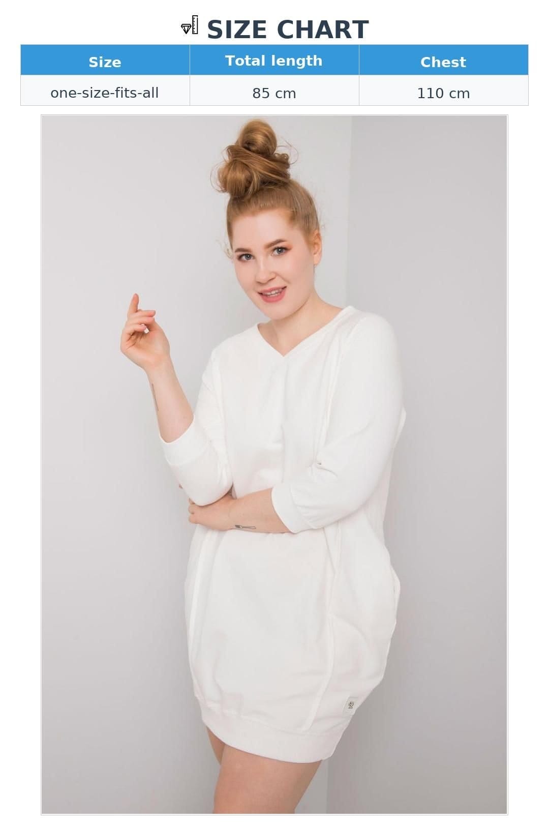 Love Lace Love Lace Women's Plus Size Ecru Dress With Pockets 3/4 in White - 4