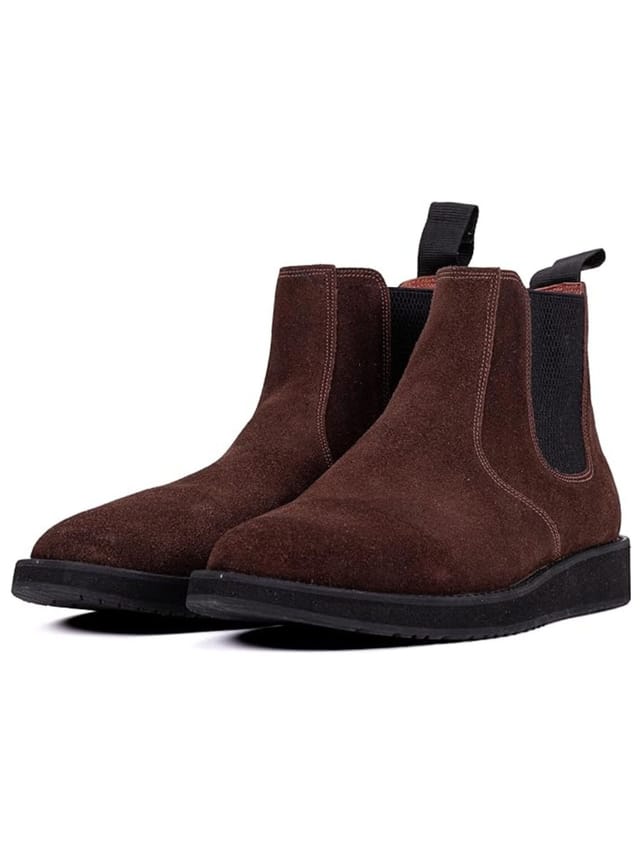 QUIVE London QUIVE London Men's Perth Handmade Leather Chelsea Boots in Brown - 2