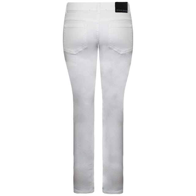 Criminal Damage Criminal Damage Men's Cotton White Jeans - 2