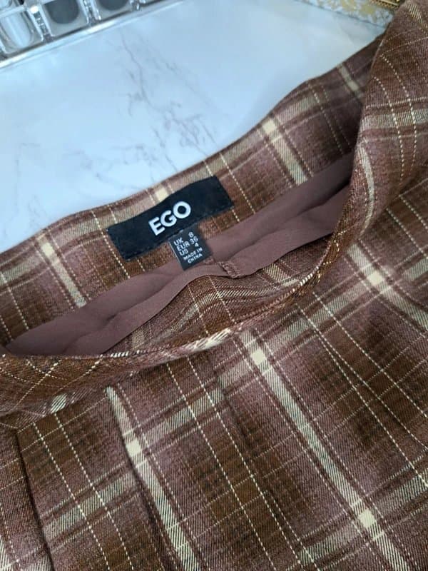 EGO Brown Checked Skort!