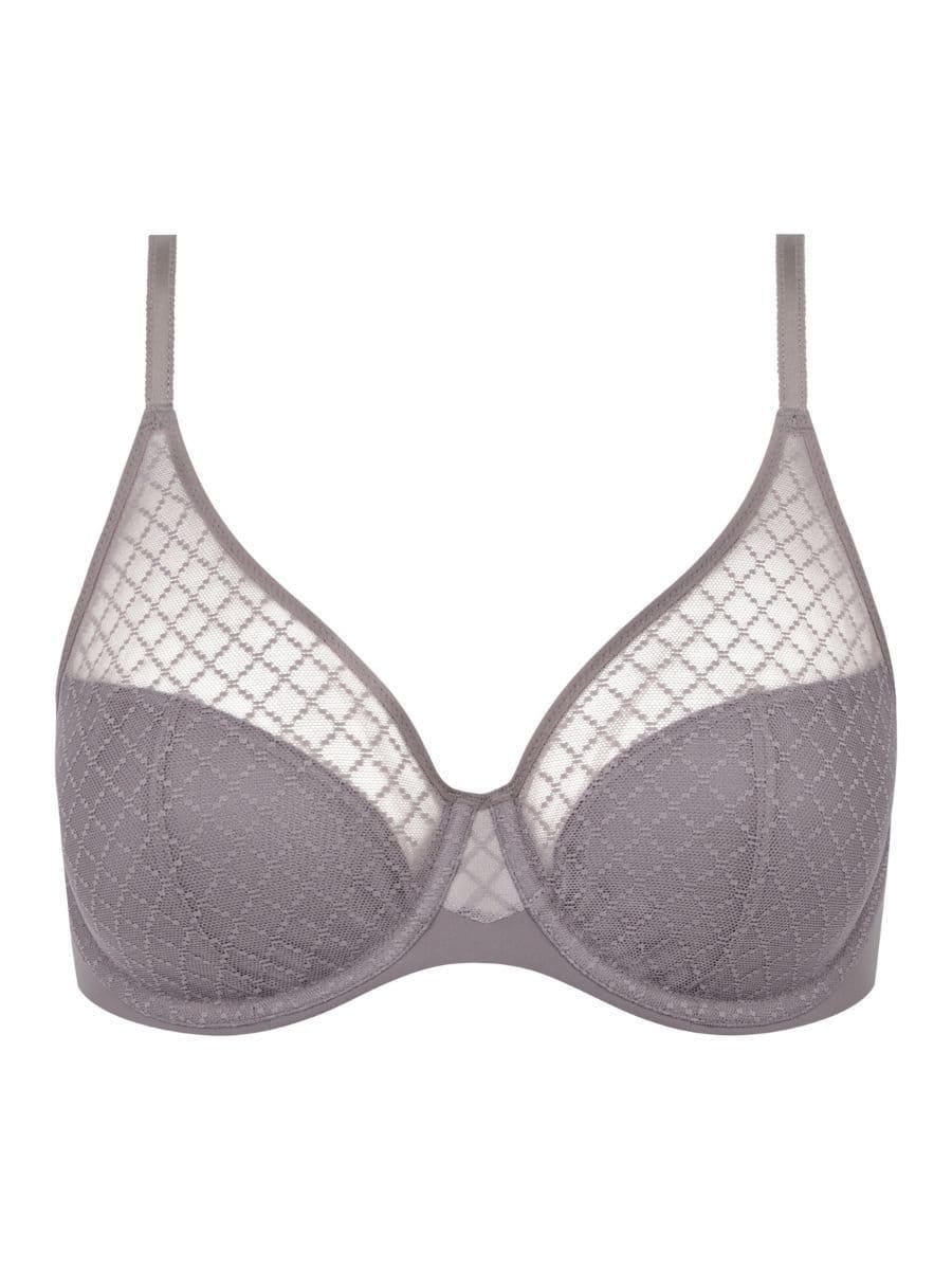 Chantelle Chantelle Women's Norah Chic Covering Moulded Bra in Grey - 4