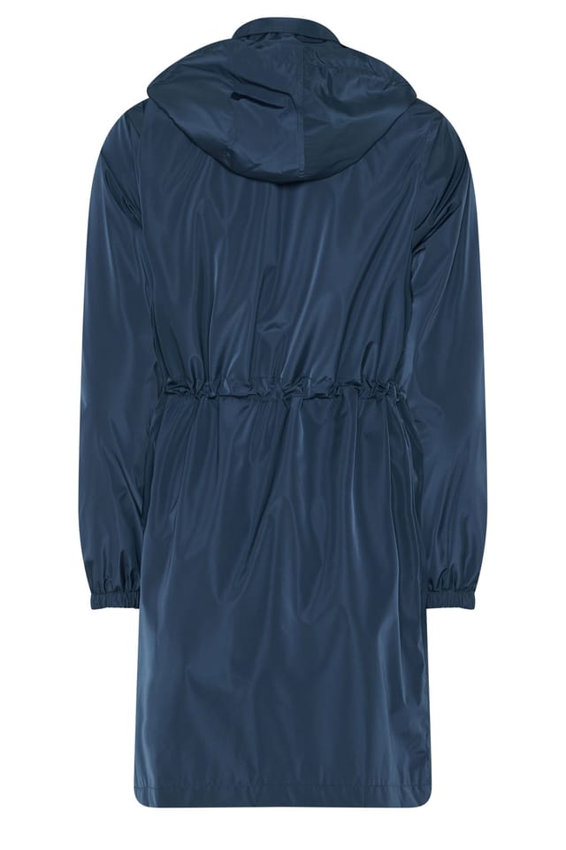 M&Co M&Co Women's Rain Jacket in Mid Navy - 3