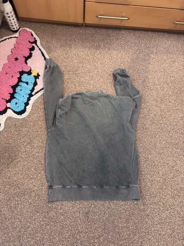 Zara Zara Stonewash Jumper - Grey - M