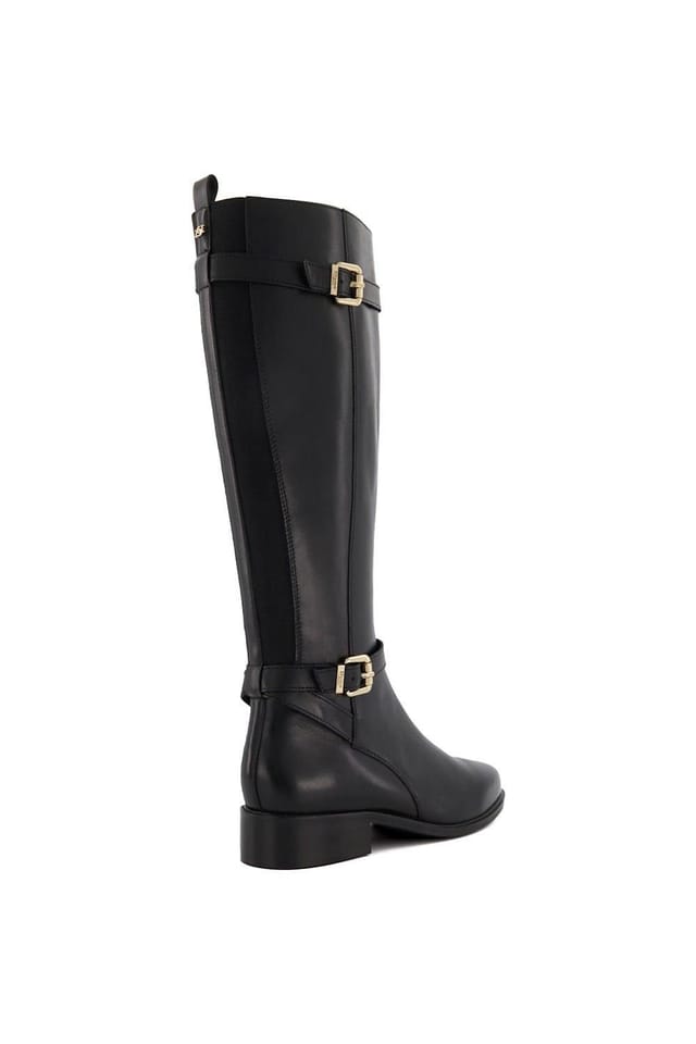 Dune London Dune London Women's 'Tepi' Leather Knee High Boots in Black - 3