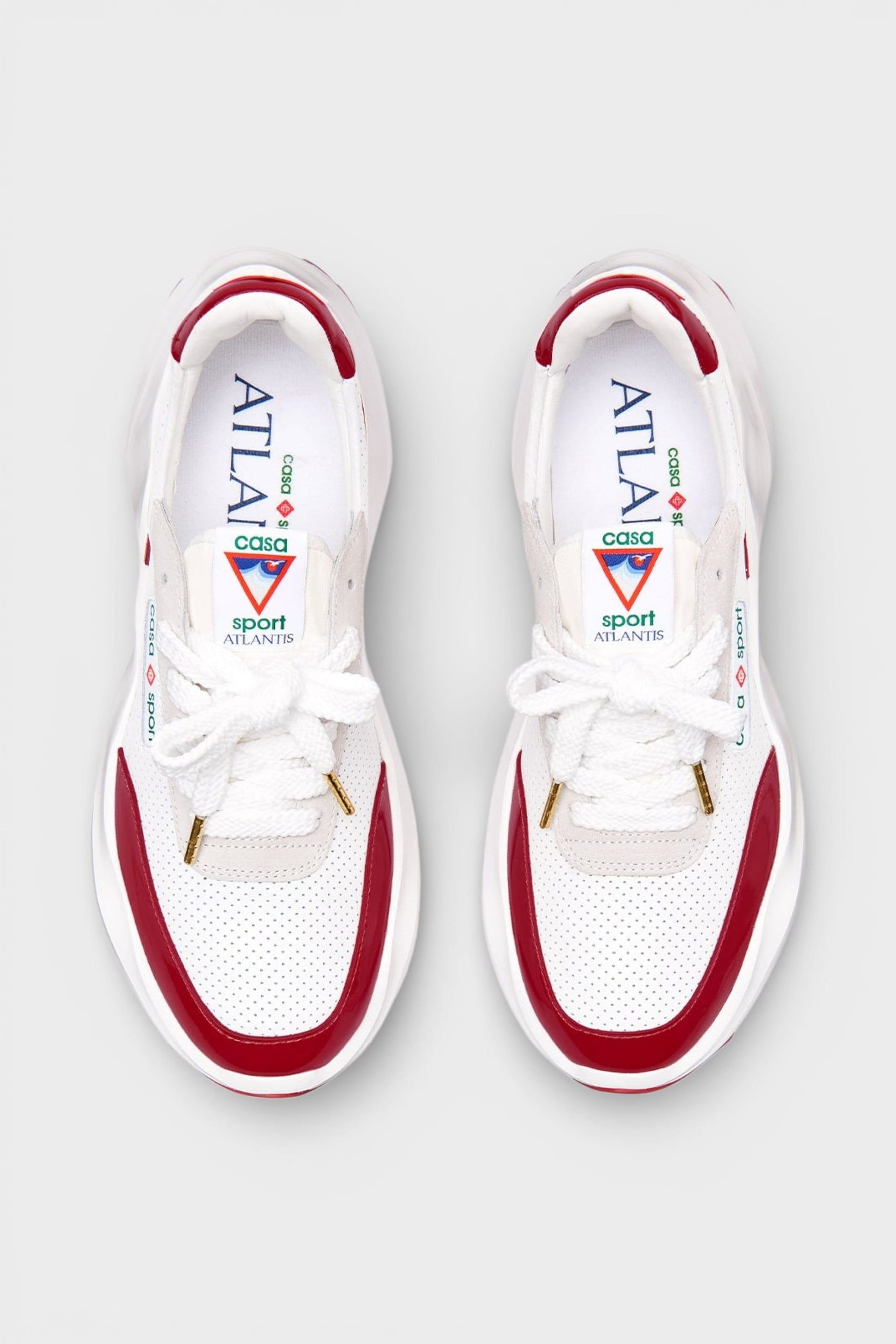 Casablanca Casablanca Men's Atlantis Sneaker White Red - 4