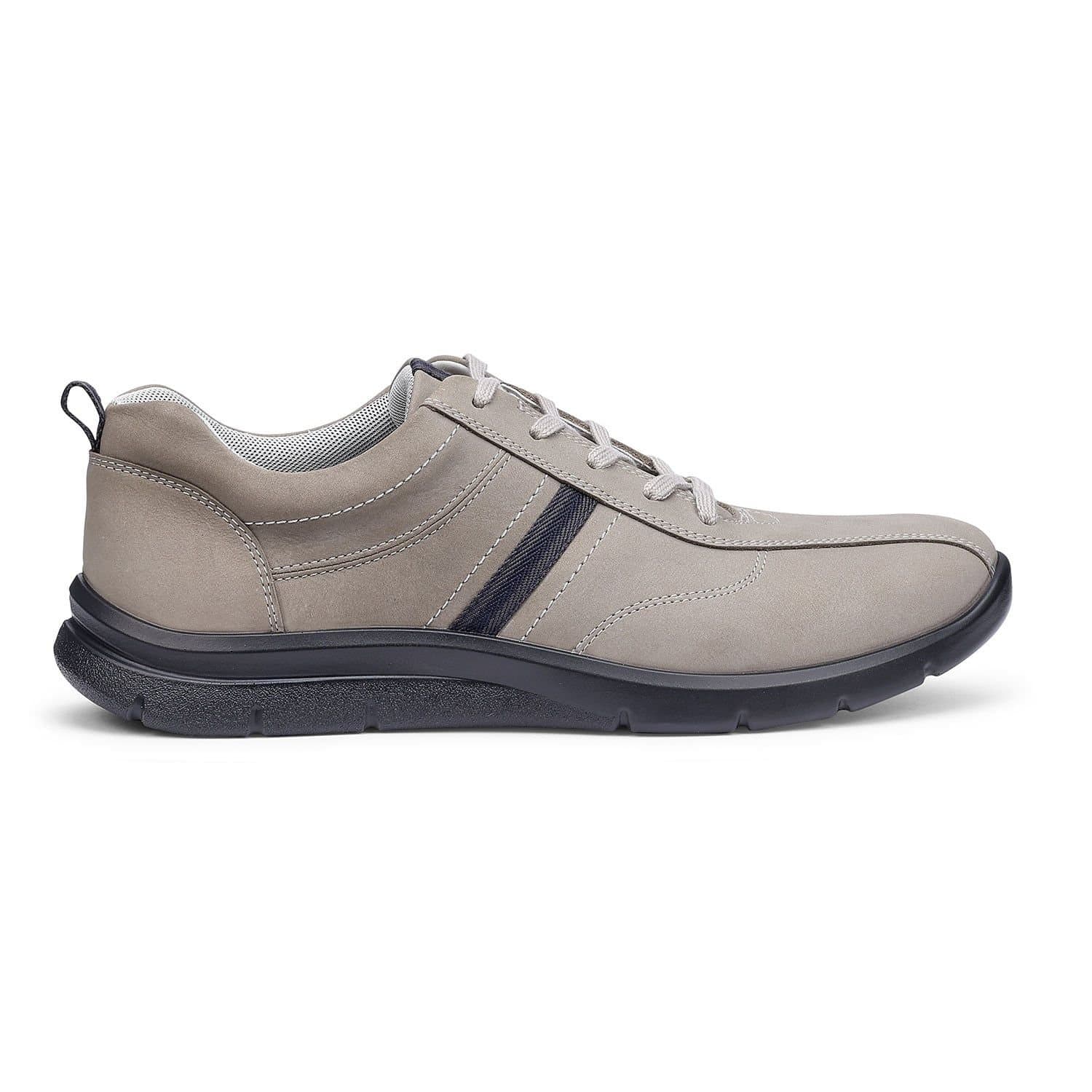 Hotter Hotter Men's Wide Fit 'Division' Trainers in Grey