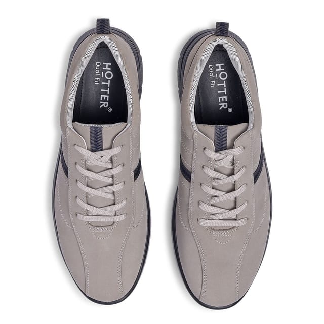 Hotter Hotter Men's Wide Fit 'Division' Trainers in Grey - 3