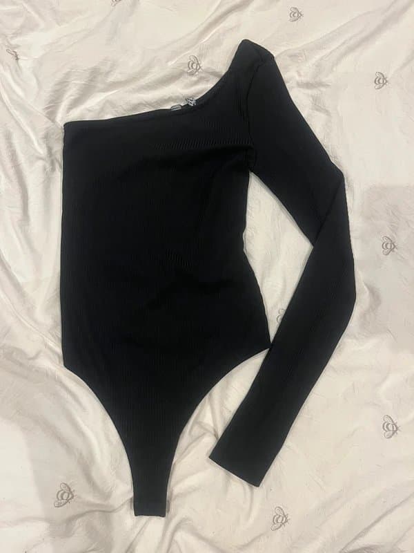 ASOS Design One arm black bodysuit