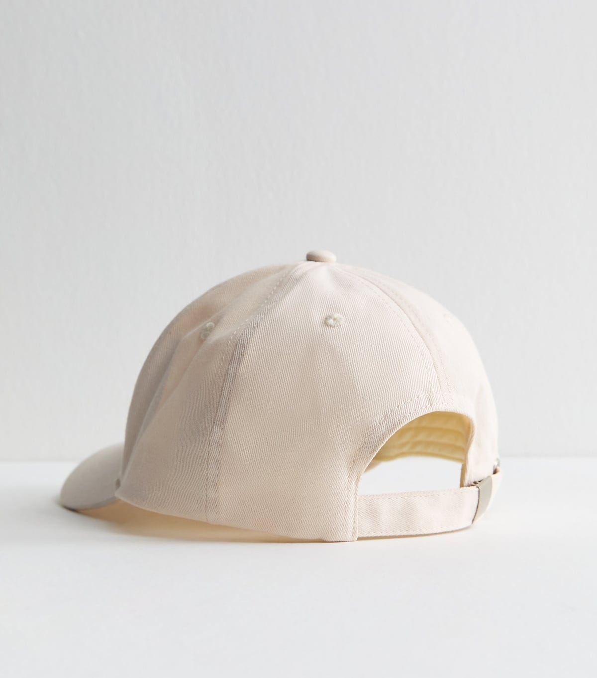 New Look Stone Topstitched Cap New Look - 4
