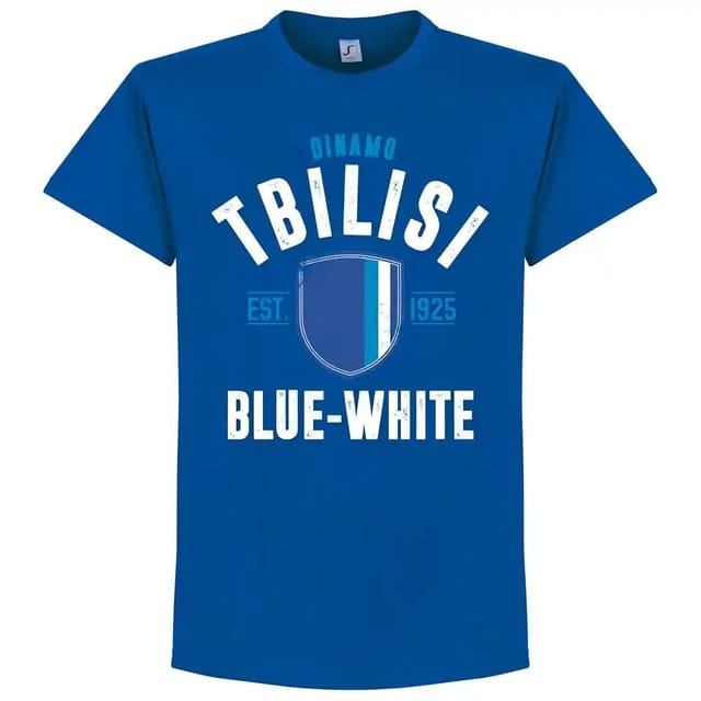 Dinamo Tbilisi Dinamo Tbilisi Men's Established T-Shirt - Royal in Blue - 2