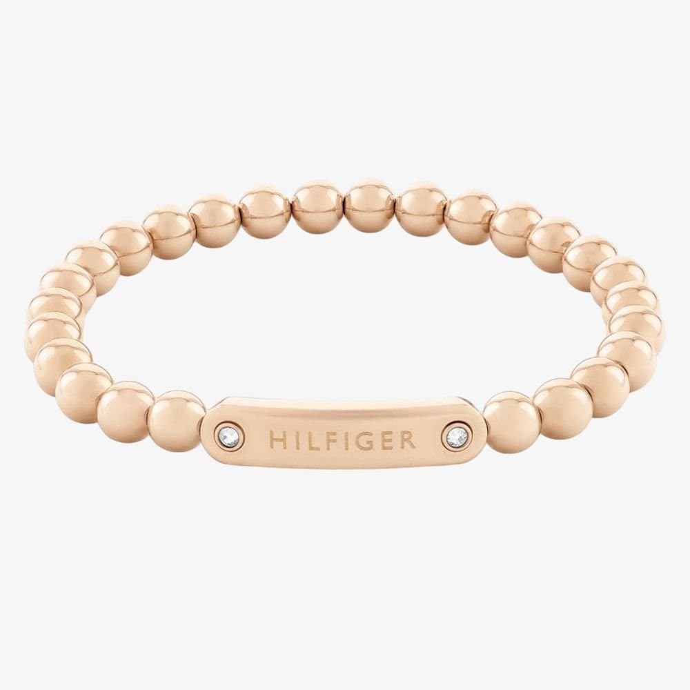 Tommy Hilfiger Tommy Hilfiger Women's Rose Gold Tone Beaded Bracelet