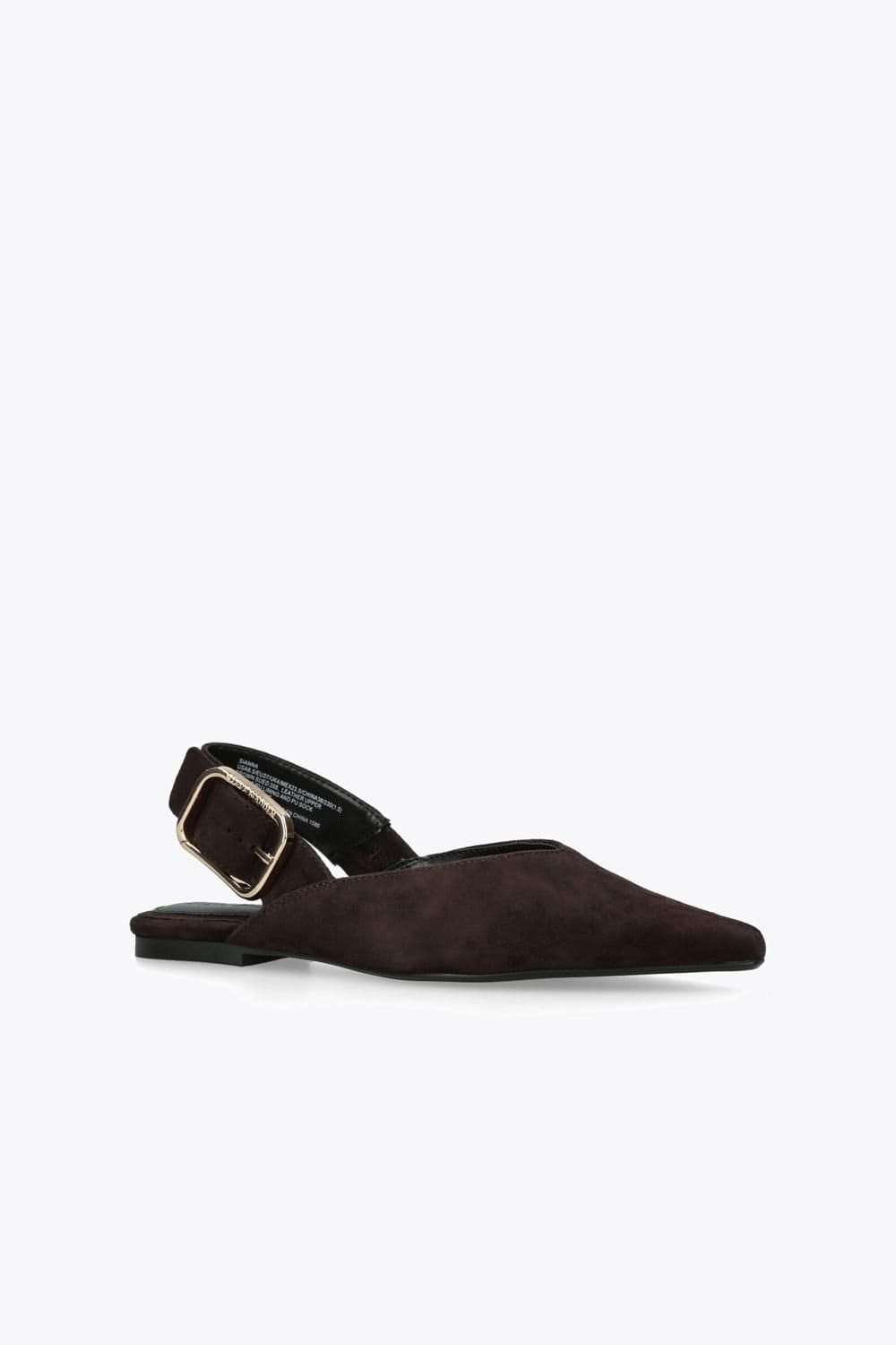 Steve Madden STEVE MADDEN Women's 'Shay Dark Brown' Suede Flats in Dark Brown - 4