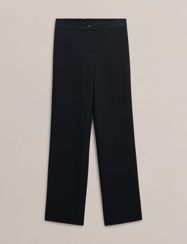 Hobbs London Hobbs London Women's Martine Relaxed Tailored Trousers in True Black - 2