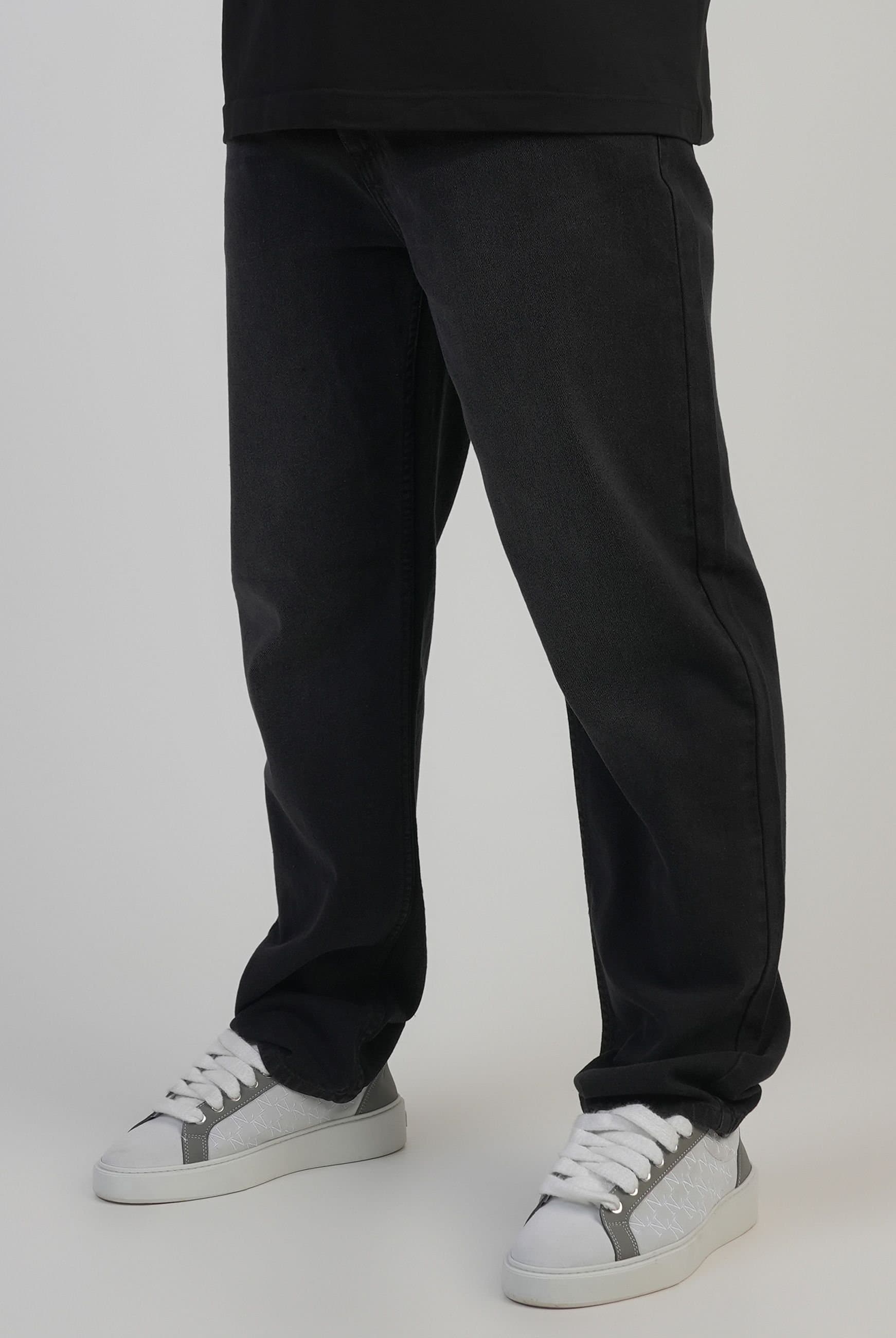 SikSilk SikSilk Men's Straight Fit Jeans in Black