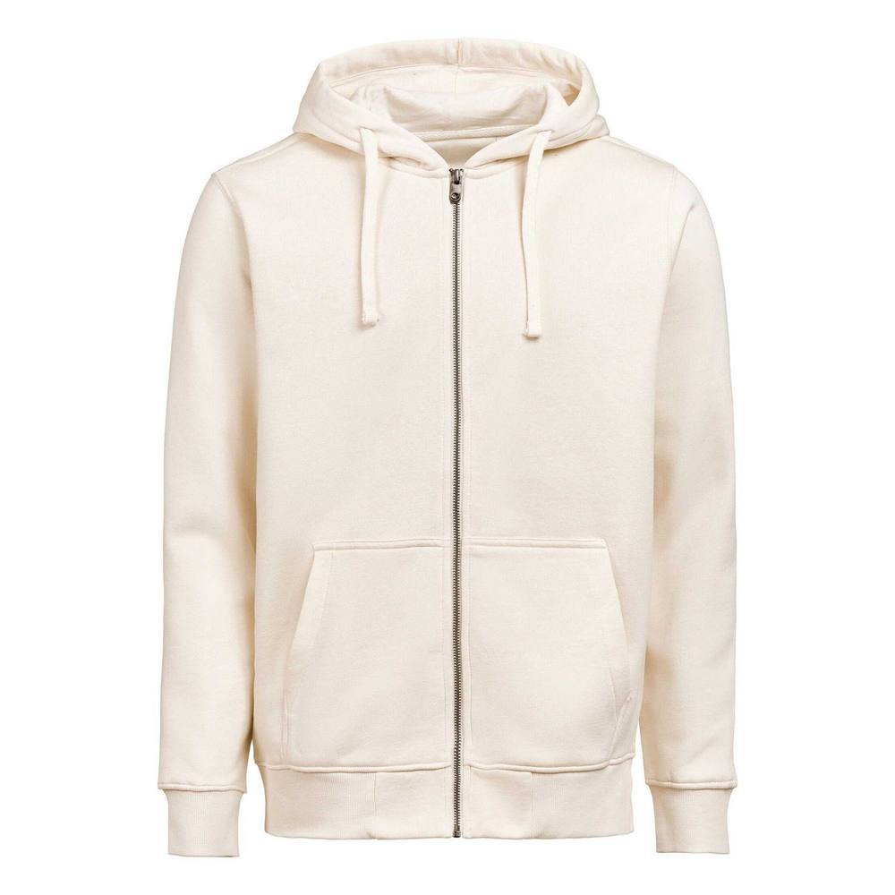 Untagged Movement Untagged Movement Men's Regular Full Zip Hoodie in Off-White - 3