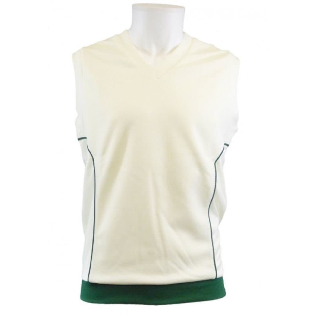 Carta Sport Carta Sport Men's Contrast Trim Pullover Cricket Vest in Green