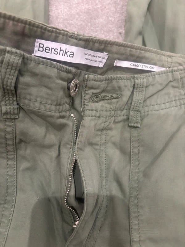 Bershka Khaki cargo pants