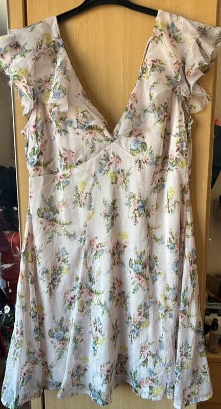 ASOS Design ASOS design baby pink floral dress