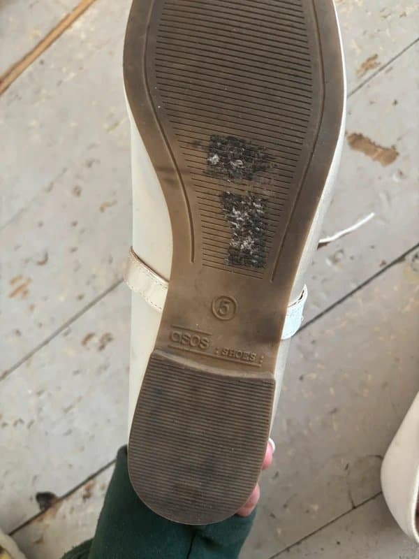 ASOS Asos satin white ballet flats