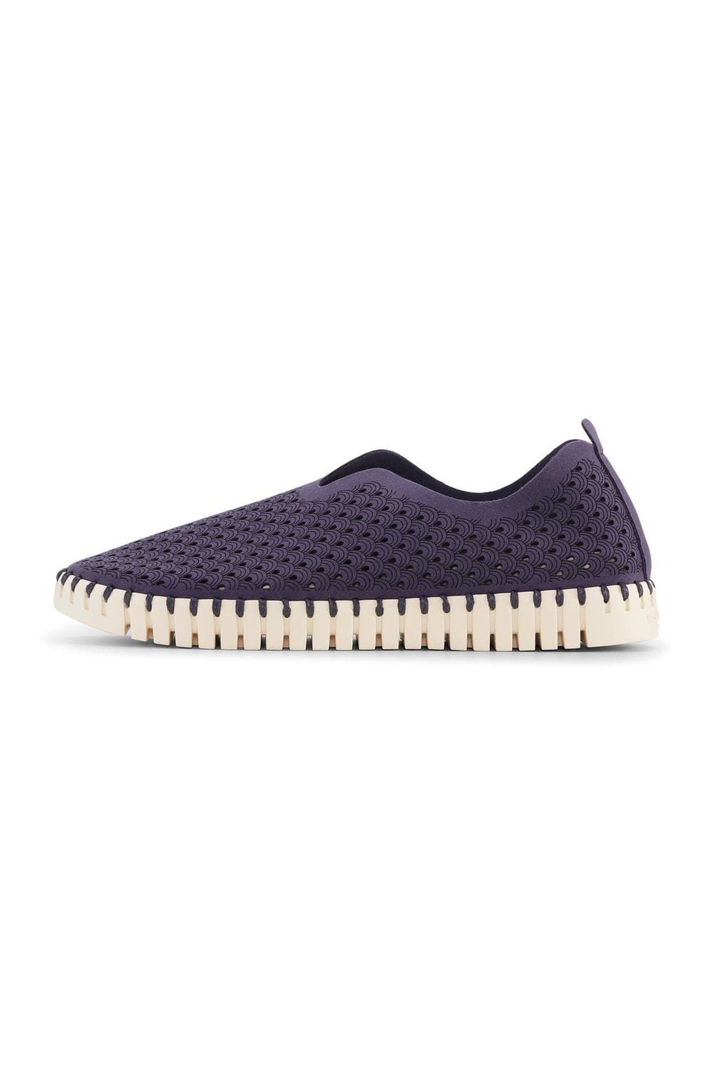 ILSE JACOBSEN Ilse Jacobsen Women's Tulip Laser Cut Out Shoe Dark Indigo Navy Blue