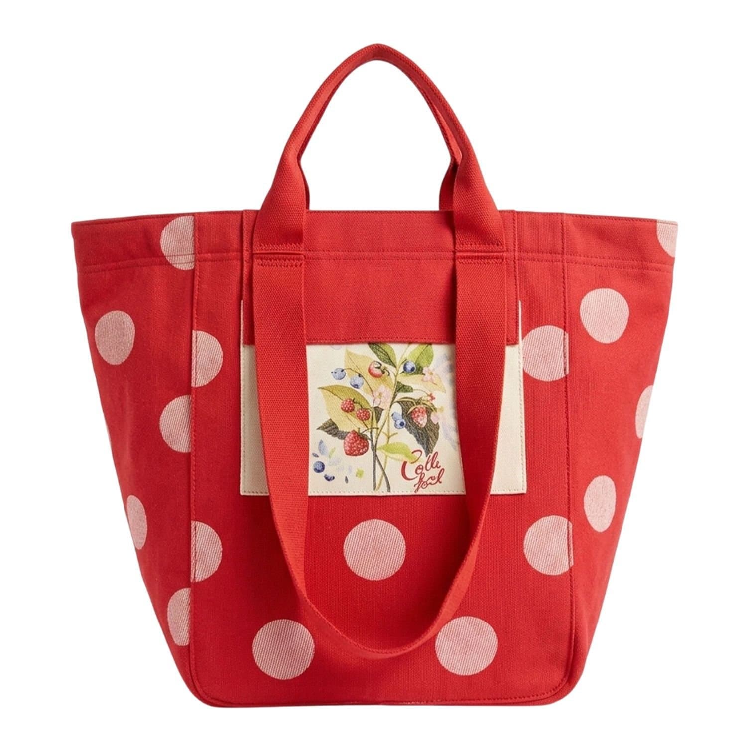 Cath Kidston Cath Kidston Women's Polka Dot Tote Bag in Red